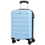 AnyZip Light Blue 20" Hardside Carry-On with TSA Lock