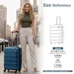 Coolife TSA-Approved 20in Carry-On Luggage