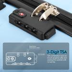 AnyZip Light Blue 20" Hardside Carry-On with TSA Lock