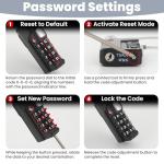 TSA Approved Heavy-Duty Gun Case Locks - 2 Pack