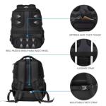 KROSER TSA-Friendly 17.3" Laptop Backpack - Black