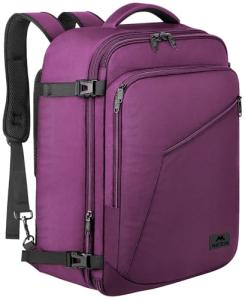 MATEIN Women's Expandable Travel Backpack - Purple