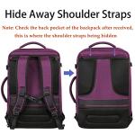 MATEIN Women's Expandable Travel Backpack - Purple