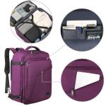MATEIN Women's Expandable Travel Backpack - Purple