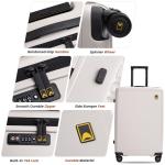 Landisun TSA Lock Carry-On Luggage Set, 20-Inch