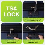 EDX 28 Inch Expandable Luggage with TSA Lock