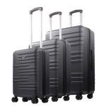 American Dreamliner Rolling Luggage Set - Black