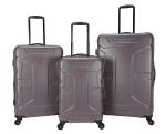 Moda Hard Shell 3-Piece Luggage Set in Purple