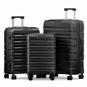 3-Piece Hardshell Luggage Set with TSA Lock