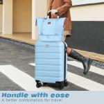 Lightweight 3-Piece Luggage Set with TSA Lock