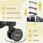 3-Piece Hardshell Luggage Set with TSA Lock