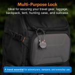 Forge TSA Approved 4-Pack Key Luggage Locks