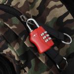 LABSERRON TSA Approved Red Suitcase Lock Set