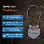 Forge TSA Approved 4-Pack Key Luggage Locks