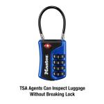 Master Lock TSA Approved Zinc Combination Luggage Lock