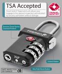 Fosmon TSA Approved 3-Digit Luggage Lock Set