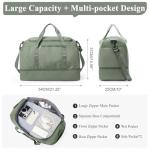 Extra Large Weekend Duffle Bag with Shoe Compartment