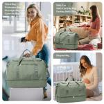 Extra Large Weekend Duffle Bag with Shoe Compartment