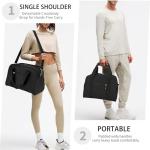 SeaRock Compact Travel Duffle Bag - Black