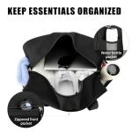 SeaRock Compact Travel Duffle Bag - Black