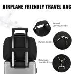 SeaRock Compact Travel Duffle Bag - Black