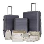 Travelhouse Lightweight Hardshell Luggage Set with Lock