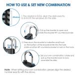 2 Pack TSA Approved Combination Luggage Locks