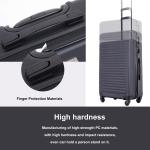 Travelhouse Lightweight Hardshell Luggage Set with Lock