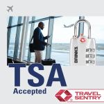 Brinks 30mm Steel TSA Indicator Padlock