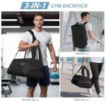 Waterproof Duffle Bag with Shoe Compartment