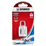 Brinks 30mm Steel TSA Indicator Padlock