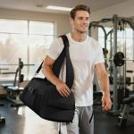 Waterproof Duffle Bag with Shoe Compartment