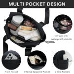 Lightweight Mini Gym Bag with Waterproof Compartment