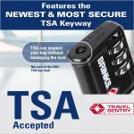 Brinks TSA Combination Padlock with Steel Cable
