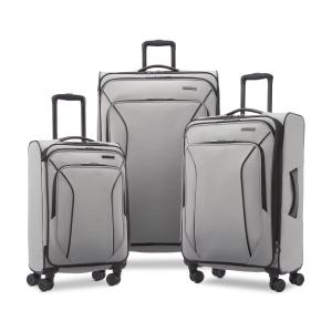 American Tourister X-Lite Luggage Set - Light Grey