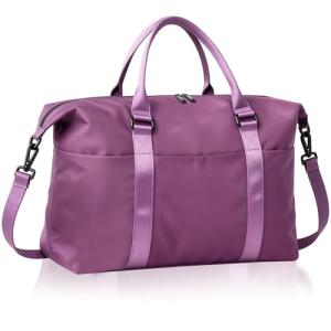 Purple Weekender Duffel Bag for Travel Essentials