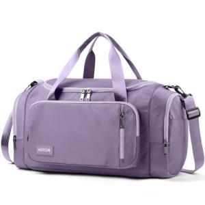 HOTOR Duffle Bag with Shoe Compartment - Purple