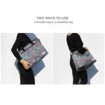 Women's Black Teel Weekend Carry-On Duffel Bag