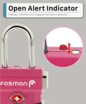 Fosmon TSA Approved 3-Digit Luggage Locks, 2 Pack