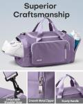 HOTOR Duffle Bag with Shoe Compartment - Purple