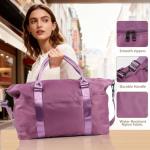 Purple Weekender Duffel Bag for Travel Essentials