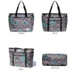 Women's Black Teel Weekend Carry-On Duffel Bag