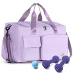 FIORETTO Women’s Lavender Gym Duffle Bag 37L