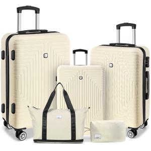 SANOPY 5-Piece TSA-Approved Luggage Set