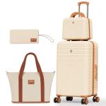 COBIZI 3-Piece Hardside Luggage Set with TSA Lock