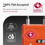 TSA Approved 4-Digit Luggage Locks - 2-Pack