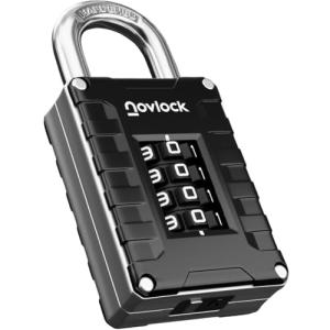 4-Digit TSA Luggage Lock – Black/Silver