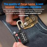Forge Dual-Opening TSA Approved Luggage Lock