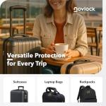 TSA Approved 4-Digit Luggage Locks, 2-Pack