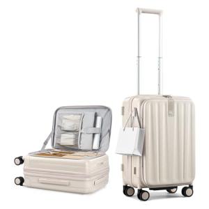 Hanke 20 Inch Expandable Hard Shell Carry-On Luggage